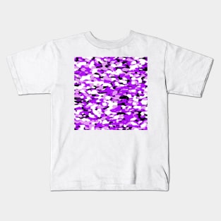 Purple Camouflage Kids T-Shirt